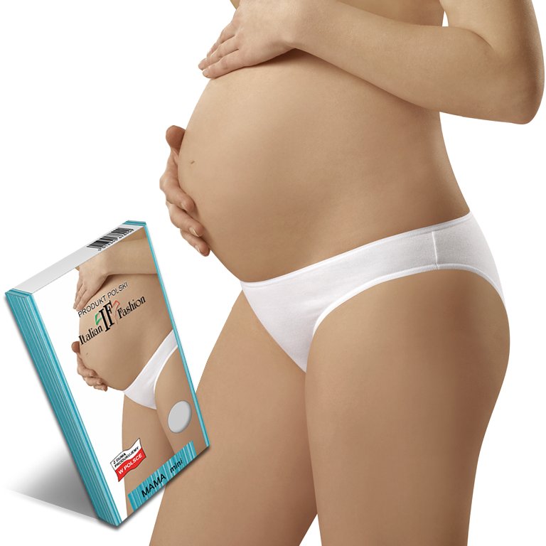 

Italian Fashion figi ciążowe Mama Mini biały M