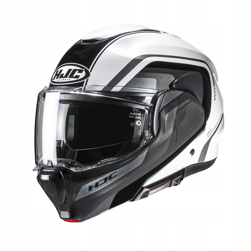 Motocyklová Prilba Hjc F100 Reff Grey White L