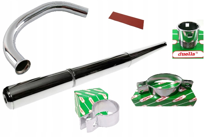 Nový Duells Komplet Výfukový Set Tlmič Mz Etz 150