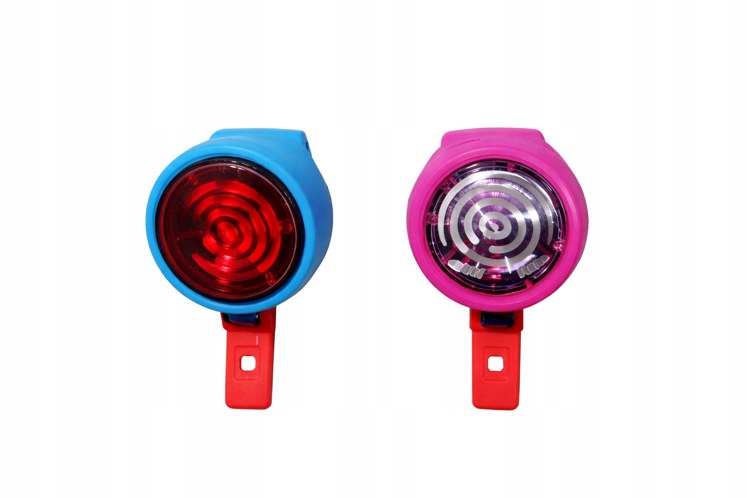 130. Crivit silikonowe lampki na rower Led biała czerwona zestaw 2 sztuki