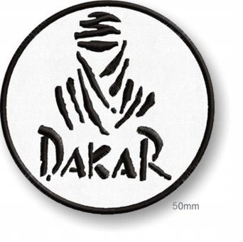 Naszywka termo Dakar 50mm Haft