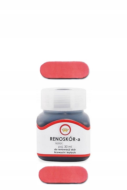 RENOSKÓR farba do skór licowych KORALOWA CZERWIEŃ