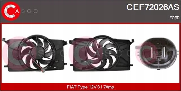 CEF72026AS/CSC WENTYLATOR CHLODNICY