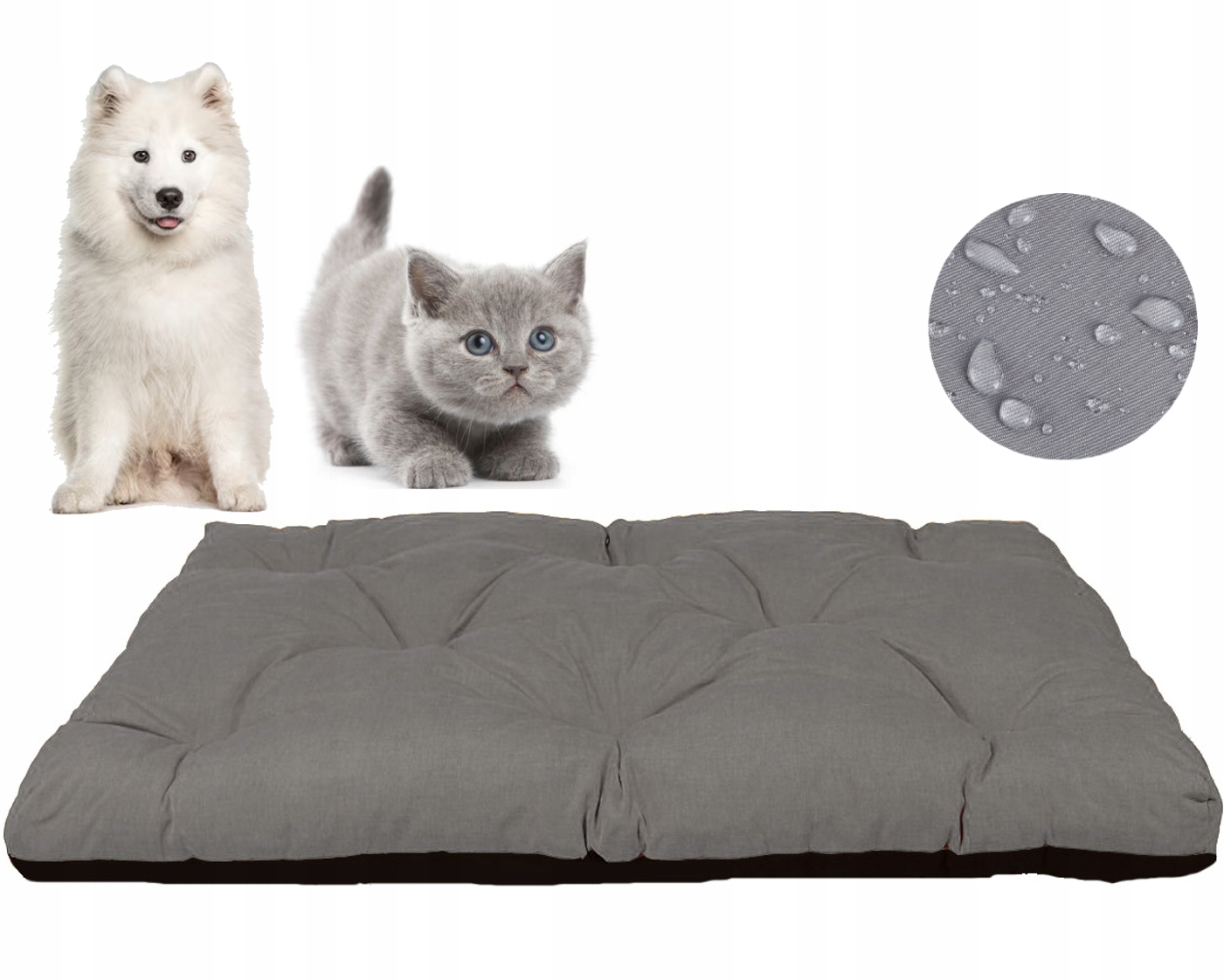 Levně Pelíšek pro psa kočku s polštářem 120x80 ocel