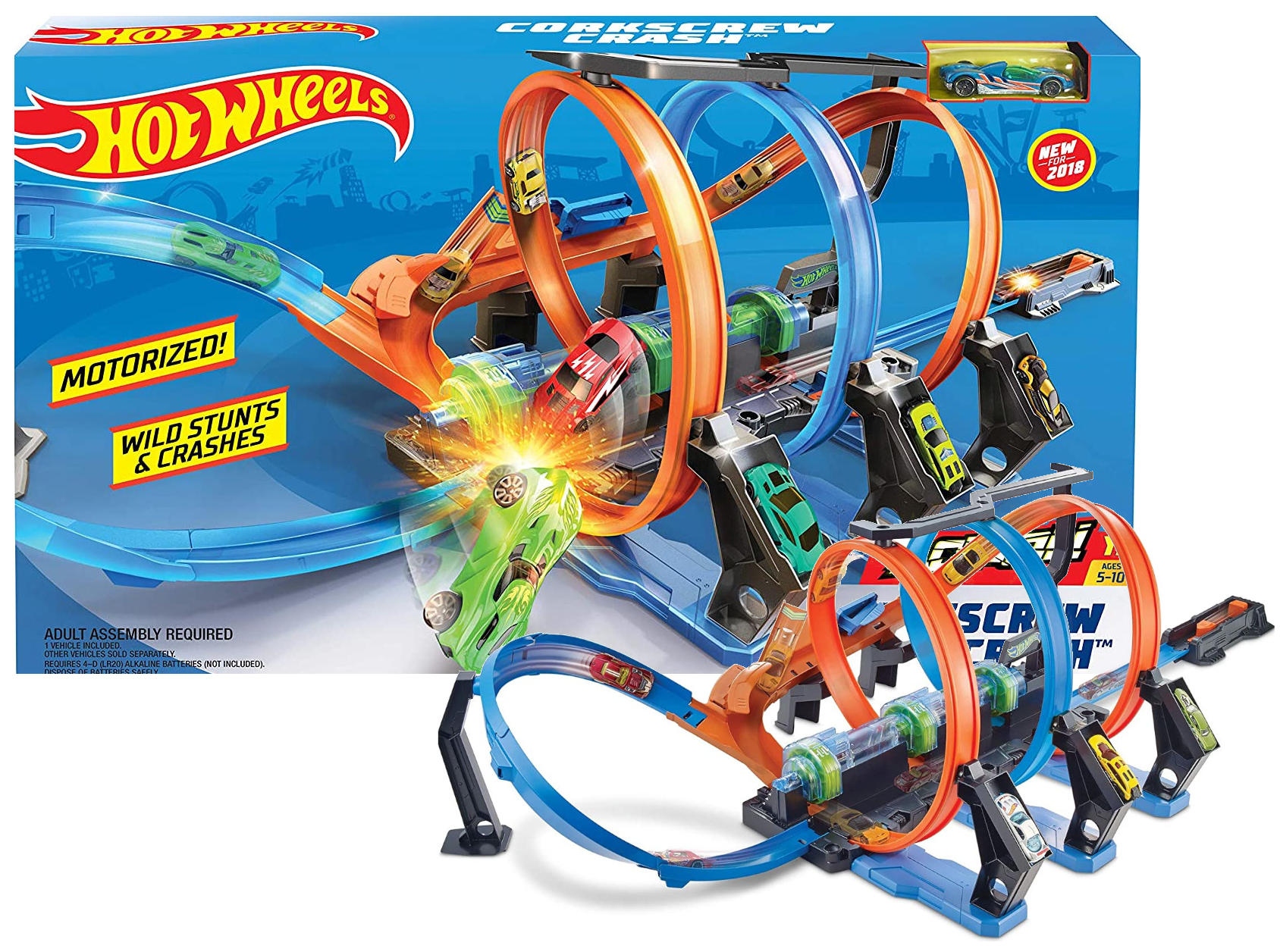 

Hot Wheels Pętle grozy Tor samochodowy FTB65