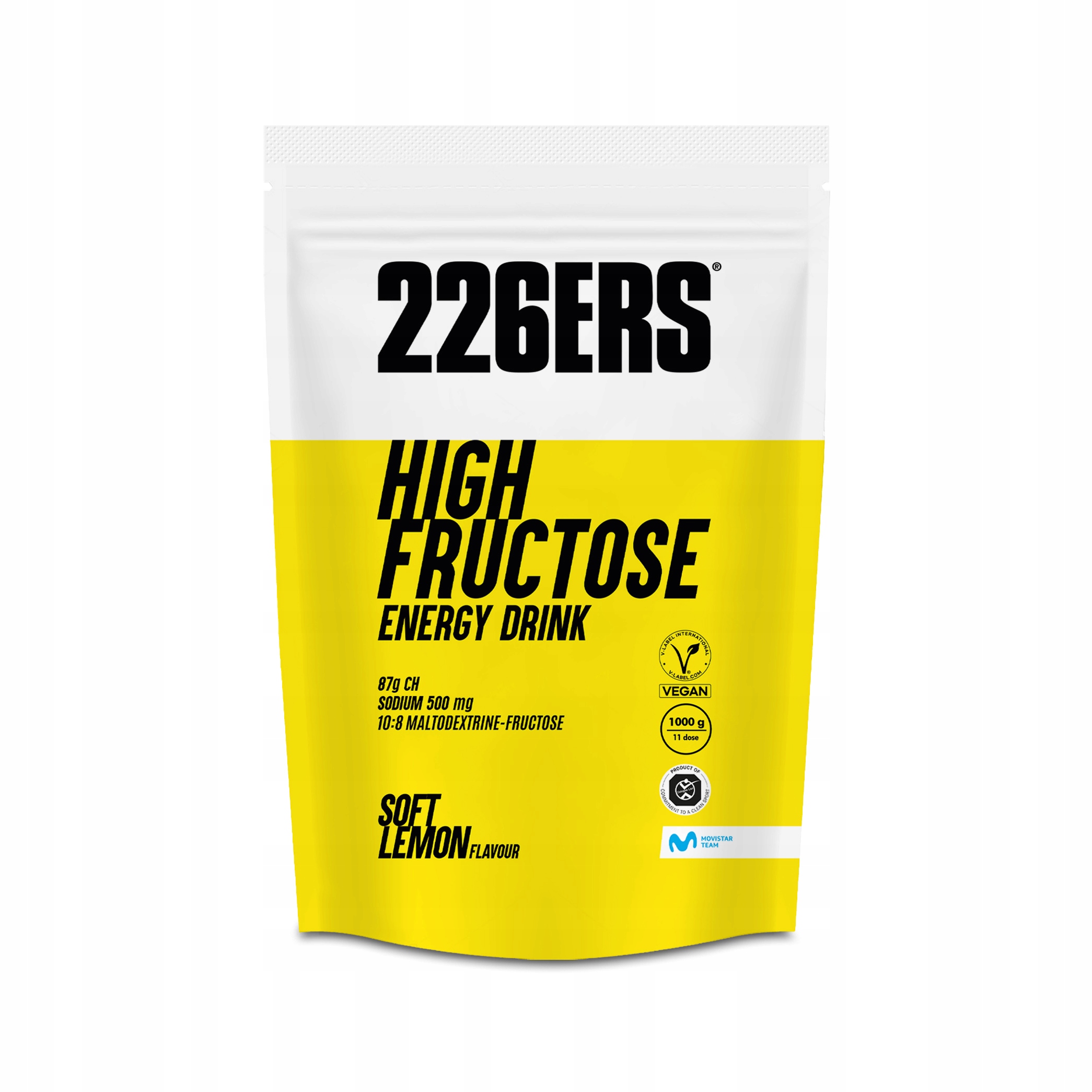 #226ers High Fructose Drink Lemon – prášek 1 kg.