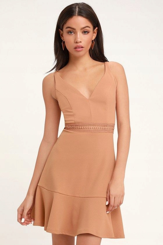 Lulus dámské šaty Lover Of Mine Crochet Lace Mini Dress S