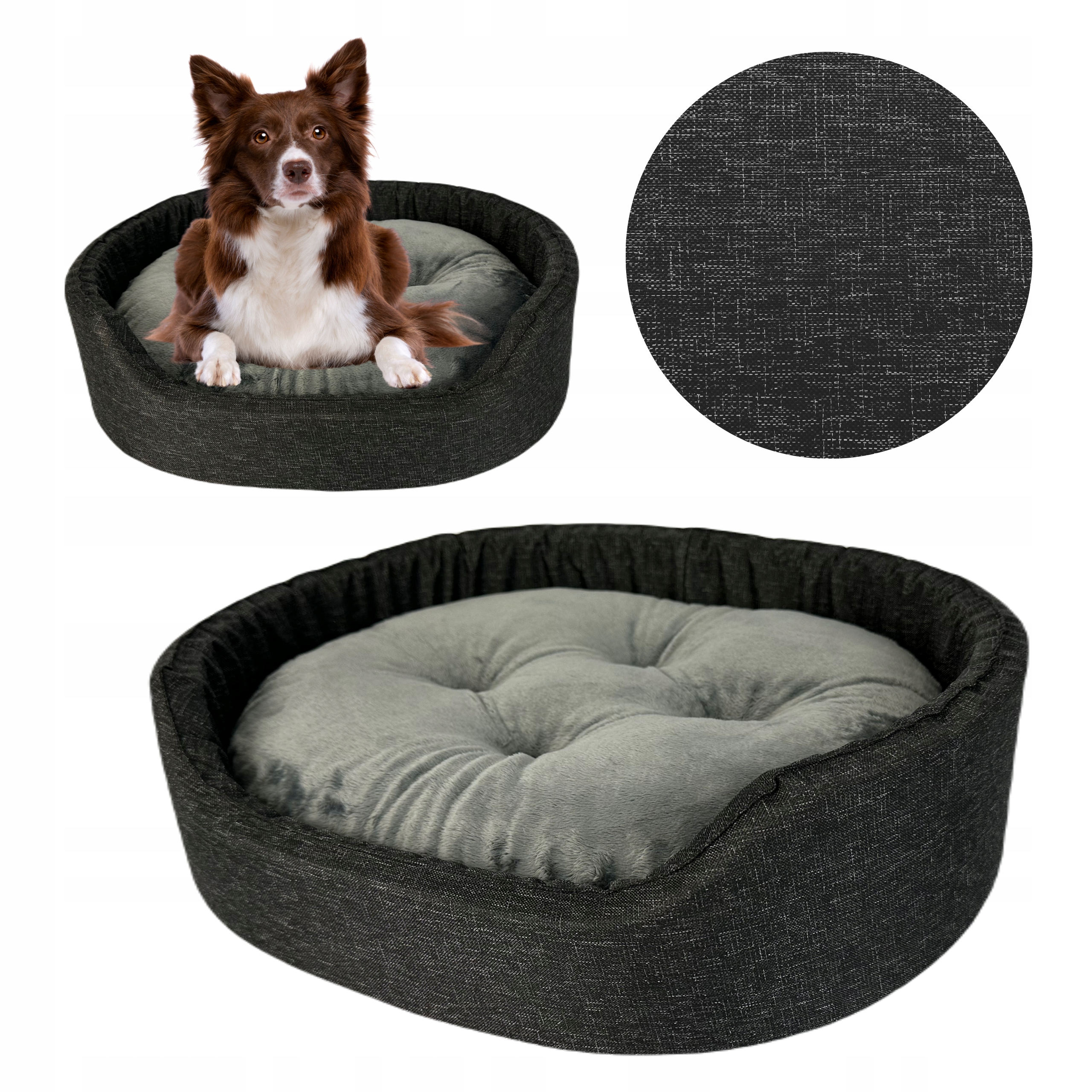 Levně Pelíšek kotec potah s polštářkem Voděodolné pro psa kočku XL