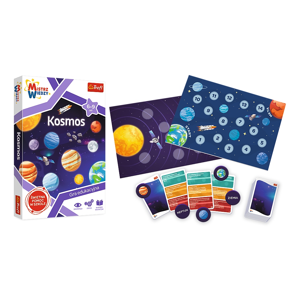

Kosmos serii Mistrz Wiedzy edukacyjna 01956 Trefl