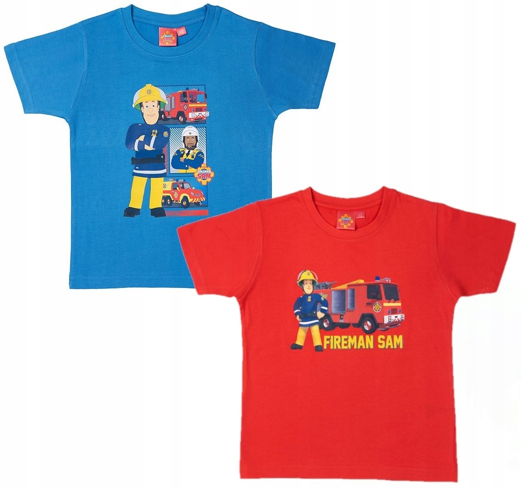 

t-shirt koszulka Strażak Sam 2- pak 98/104