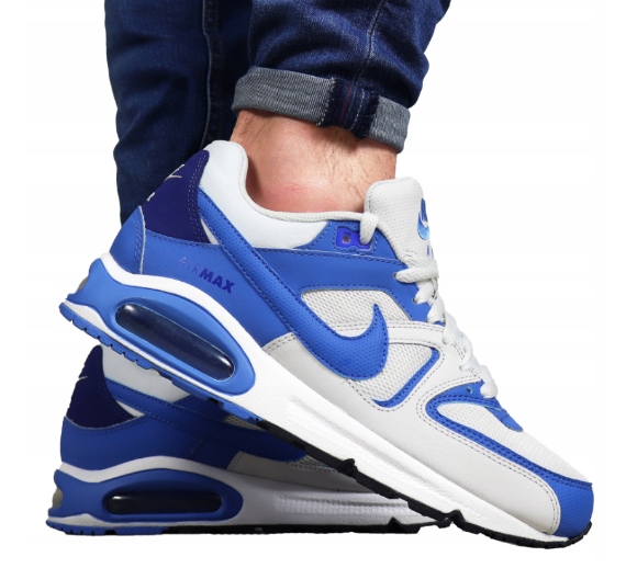 r.45 Nike Command obuwie męskie sportowe białe niebieskie sneakersy