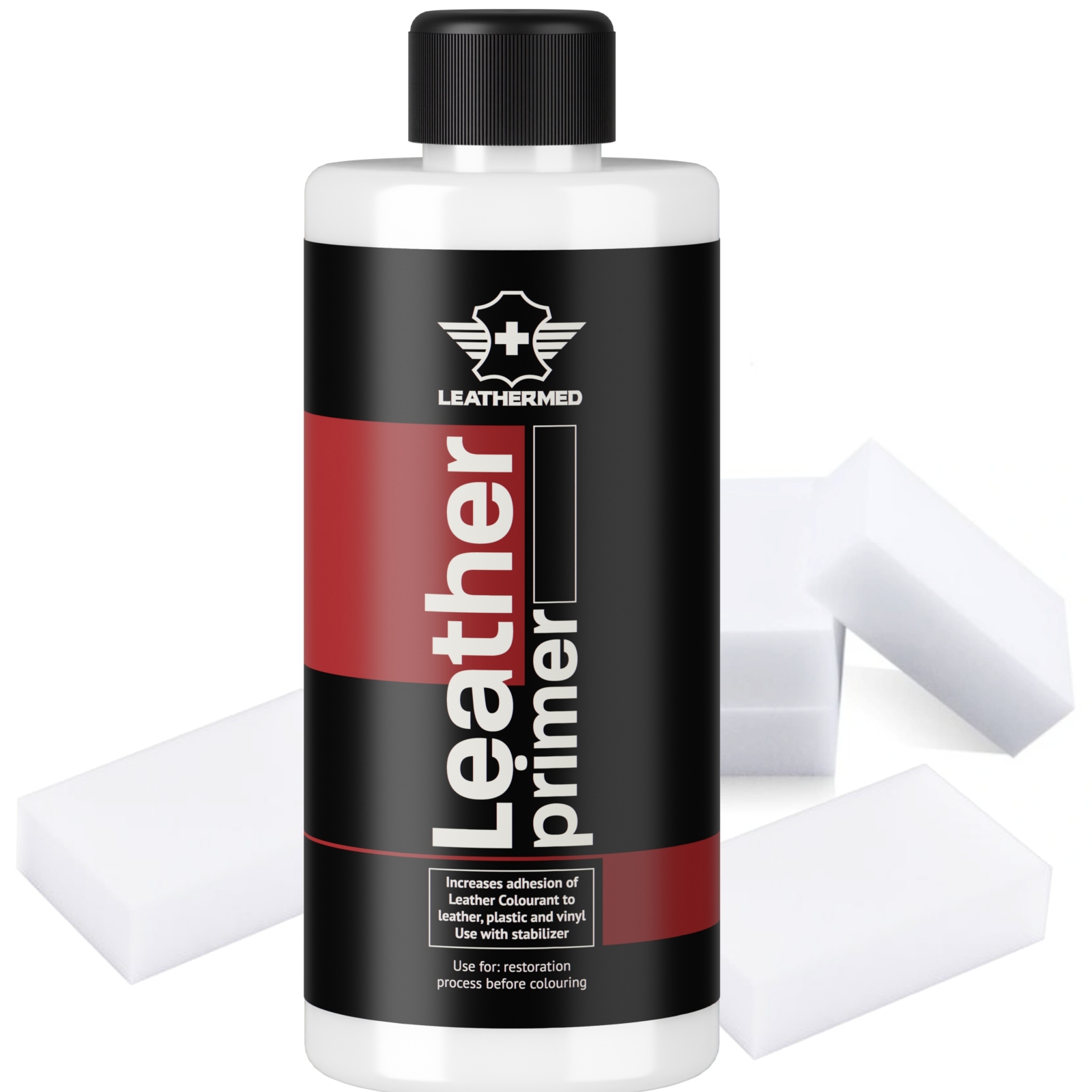 Leather Primer Produkt zwiększający przyczepność farby do skóry 250ml