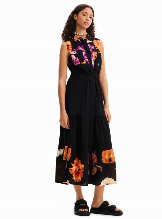 Sukienka maxi Desigual 23SWVW77 XXL T9B151