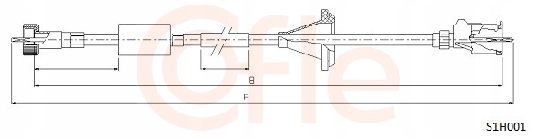трос Cofle S1H001
