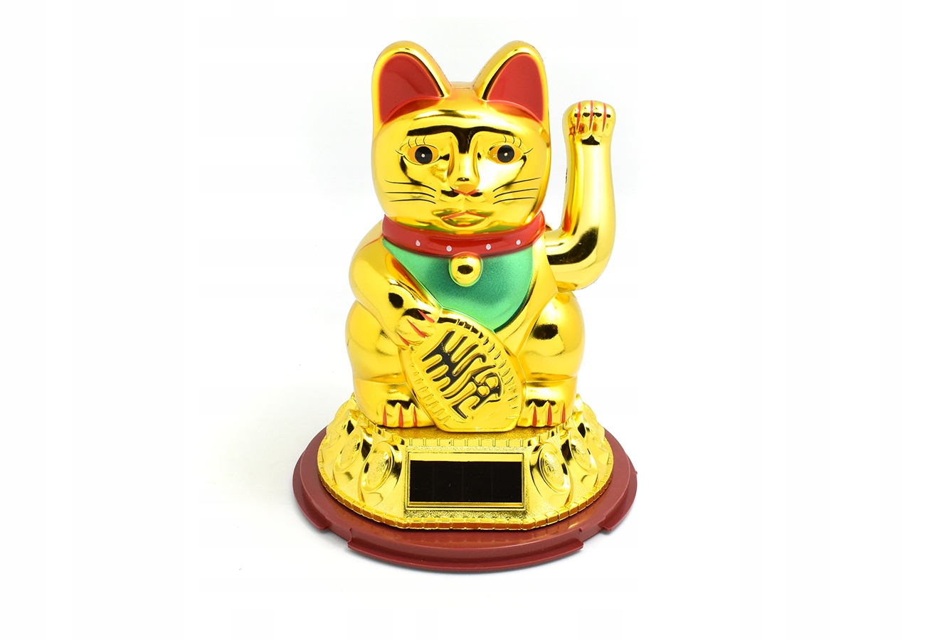 

Kotek szczęścia Maneki Neko solarny 20cm [7095111]