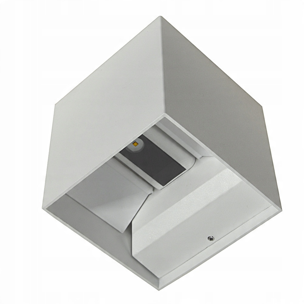 

Kinkiet Ogrodowy Led Lampa Elewacyjna 2x3W Biała