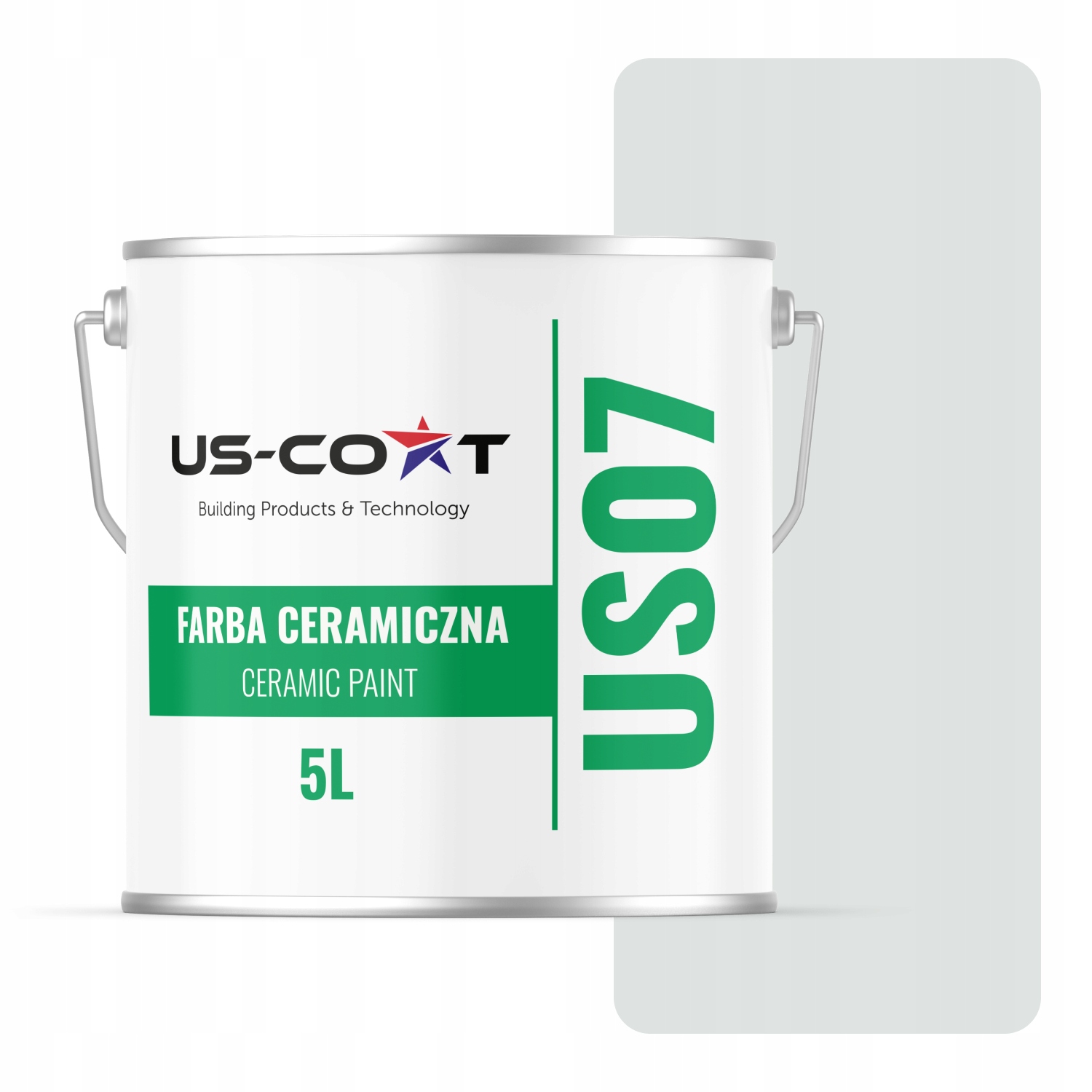 Keramická Farba Biela Zlomená V Khaki H1675 5L Matná Na Steny Stropov