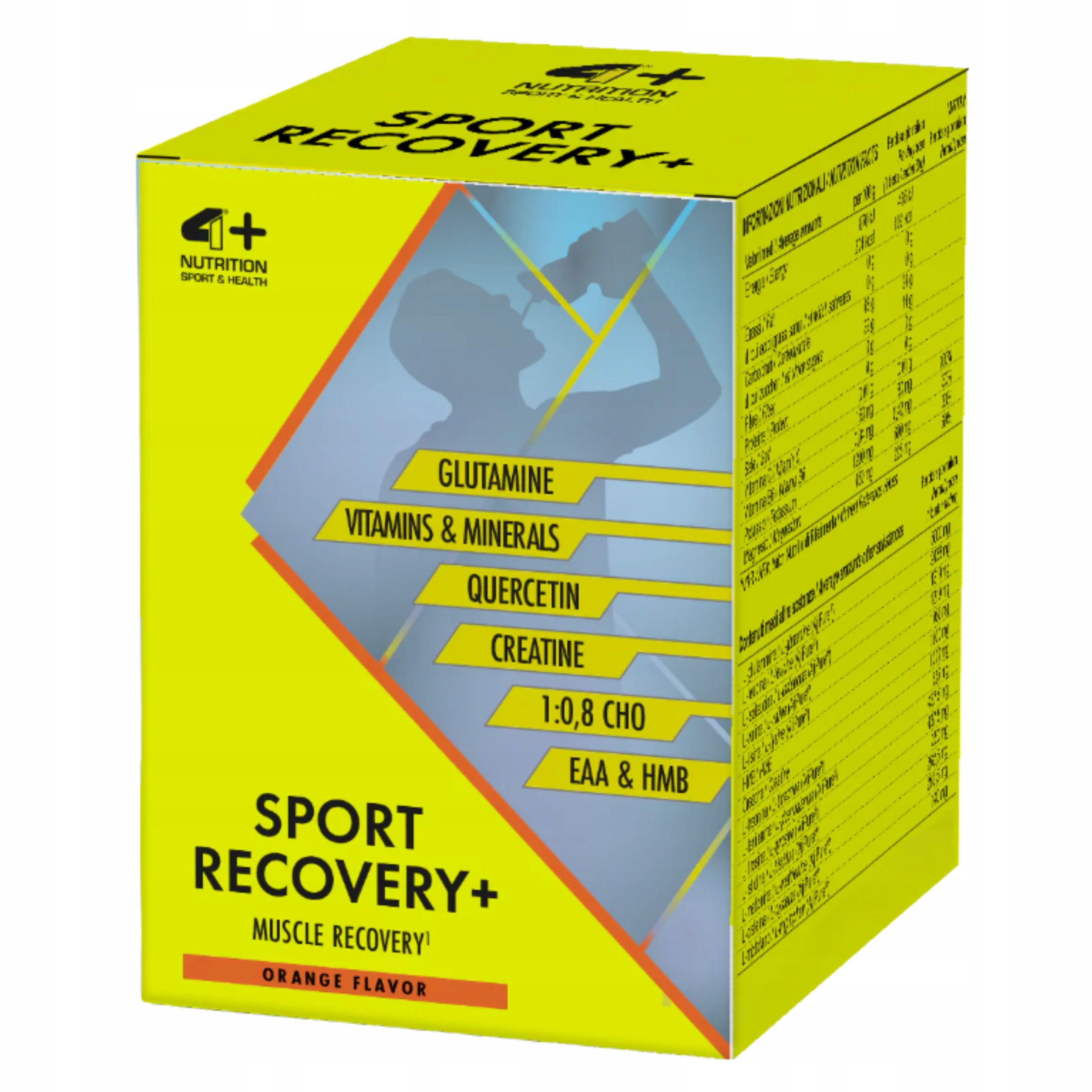 Doplněk Stravy po tréninku Sport Recovery+ 600 g Regenerace svalů 4+ Nutrition