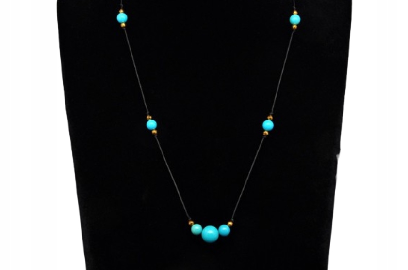 * Tyrkysová Arménie Krásný Náhrdelník Krásné Šperky Pro Každého Č. 49 *