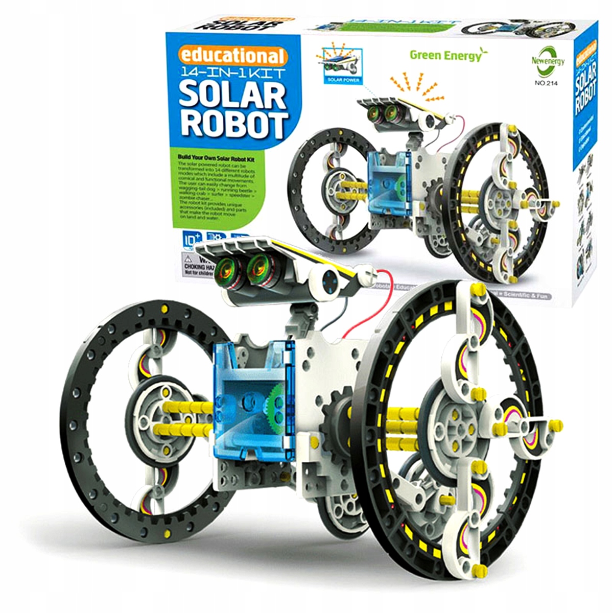 

Zestaw Solarny Duży Edukacyjny 14w1 Zabawka Robot