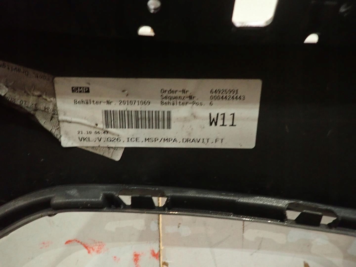 bumper front front BMW 4 G26 2021- m-packet