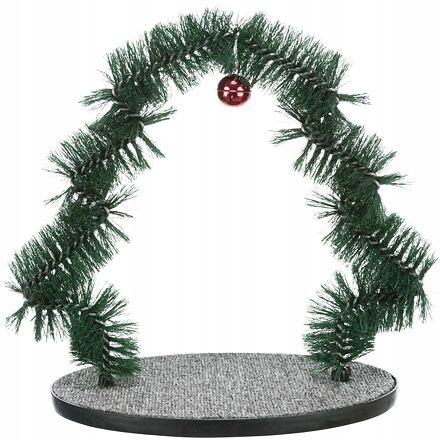 Levně Xmas Massage vánoční masážní oblouk pro kočky, 44 x 42 cm