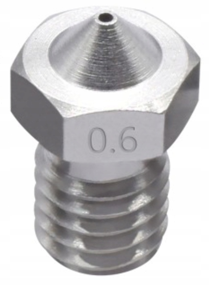 

Dysza Stalowa V6 0.6 mm 1.75mm M6 Prusa Druk 3D