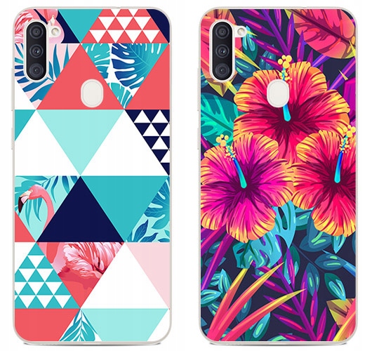 

2 x Etui Silikon Foto Do Samsung Galaxy M11 Szkło