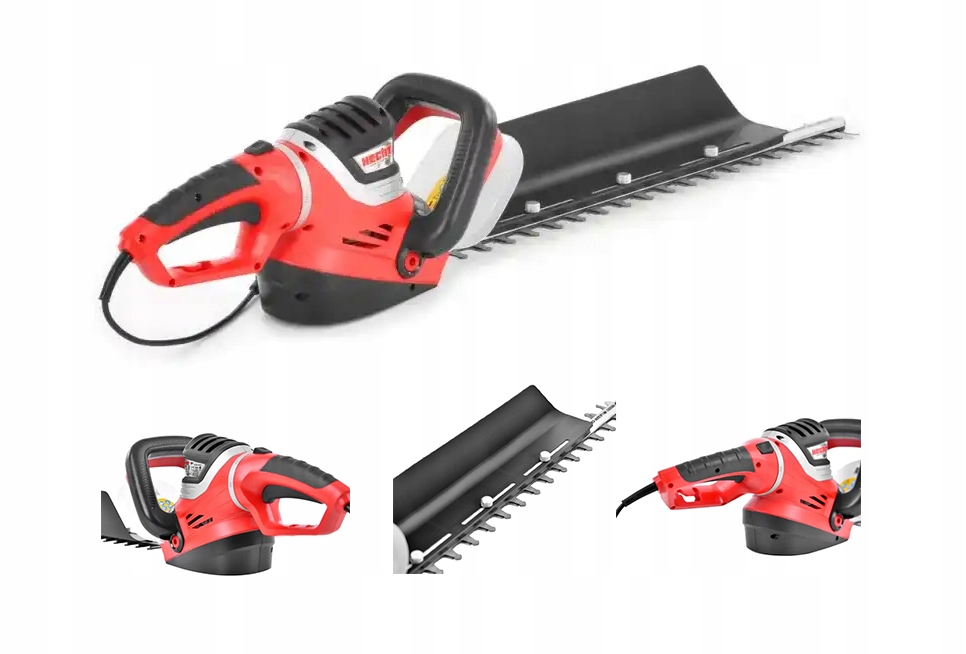 Sekator Nożyce Do Żywopłotu Gałęzi Krzewów Elektryczny Hecht 611 750W 68Cm