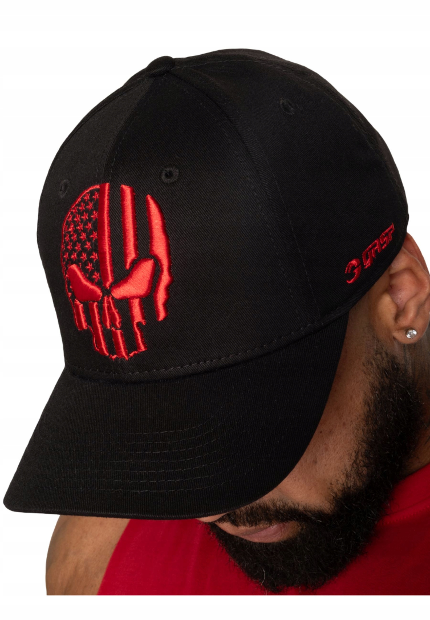 Czapka z daszkiem z motywem czaszki GASP Relentless regulowana S/M