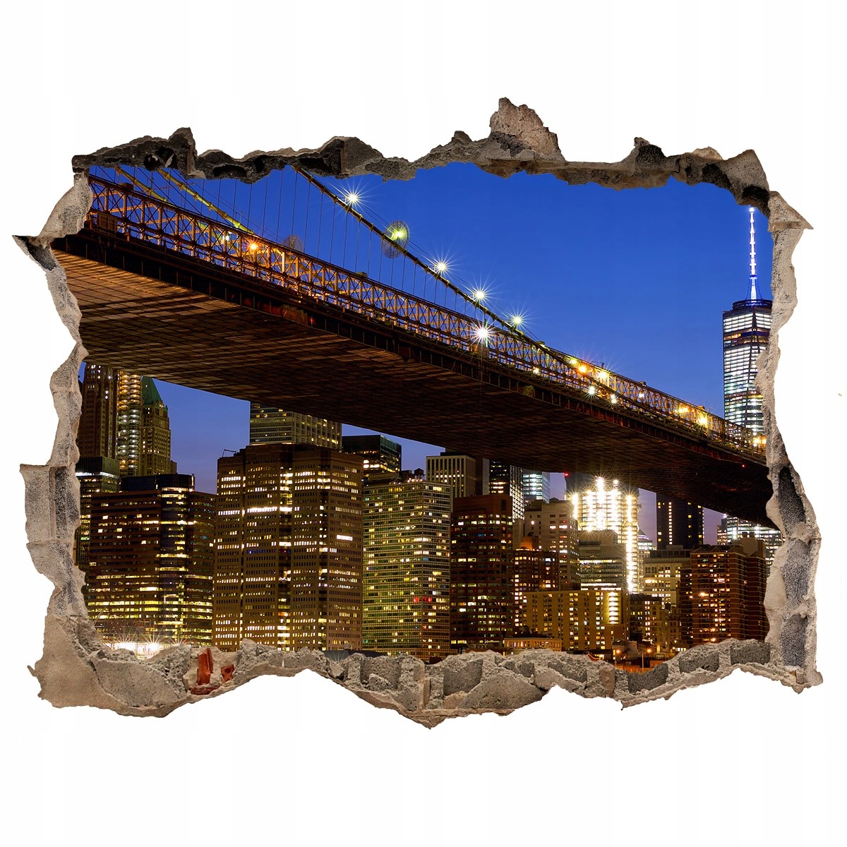 

Fototapeta dziura na ścianę Manhattan Nowy Jork