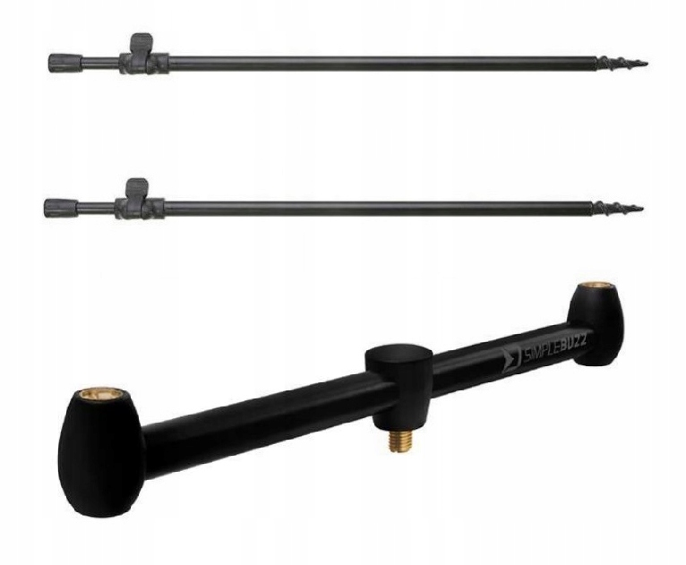 Podpórka Wędkarska Teleskopowa 75-120 2szt Mikado Buzz Bar 30cm Delphin