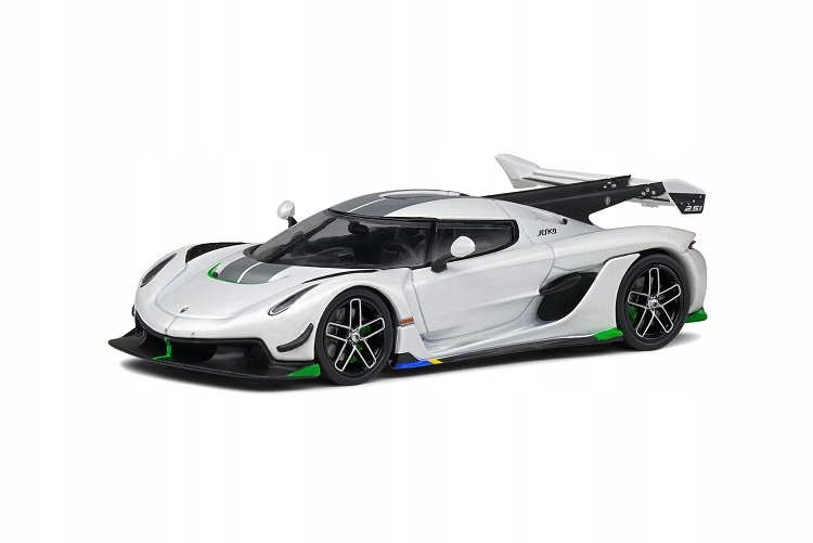Sběratelská figurka Koenigsegg Jesko 5.0 V8 1599hp 2021 Pearl White