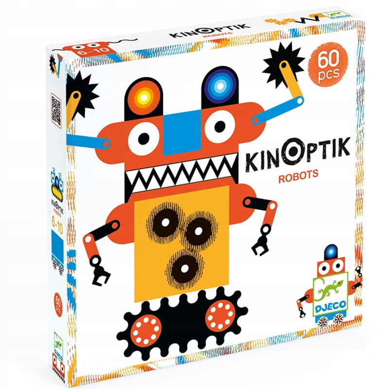 

Djeco Układanka optyczna Kinoptyk Roboty