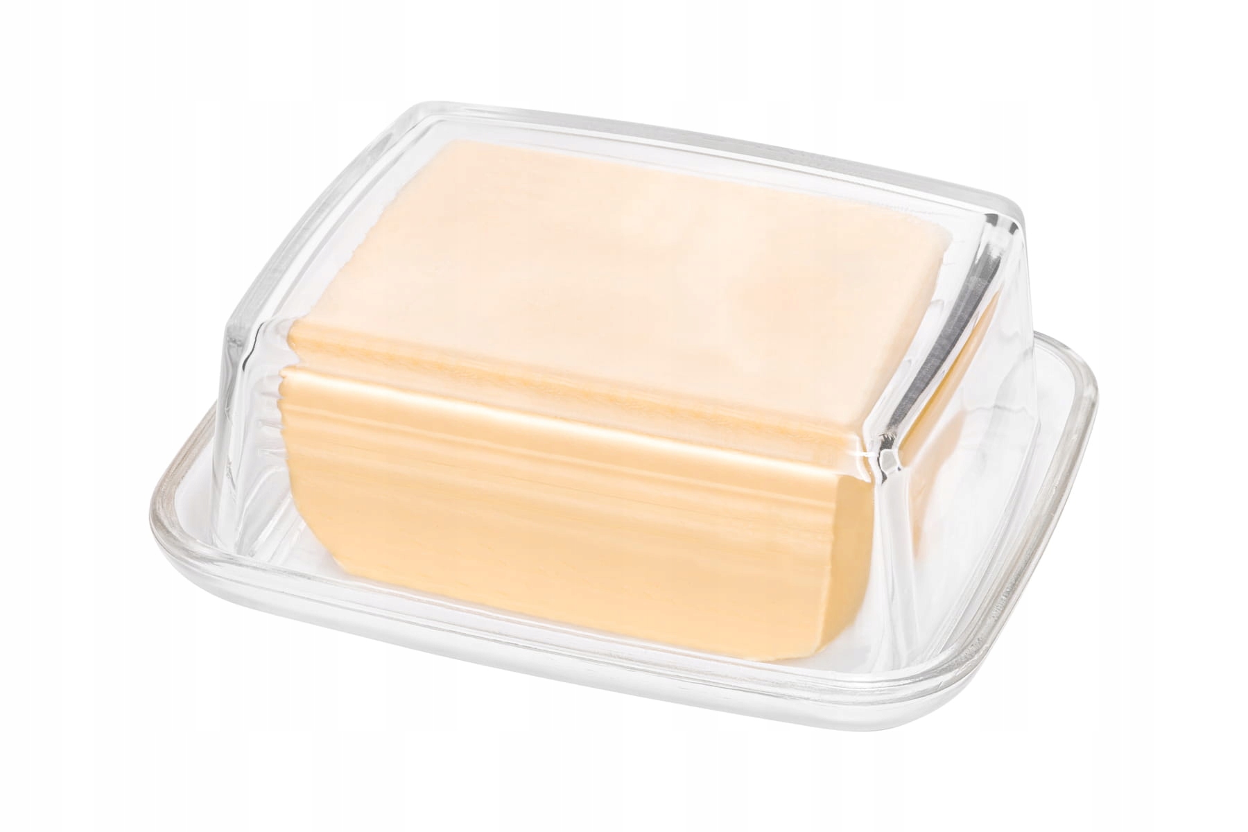 Maselniczka szklana z pokrywką Luna Huta Jasło Marka inna