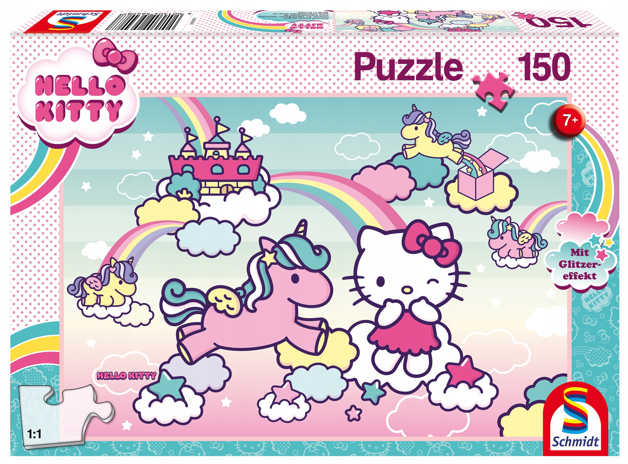 

Schmidt Puzzle 150 el Hello Kitty Jednorożec
