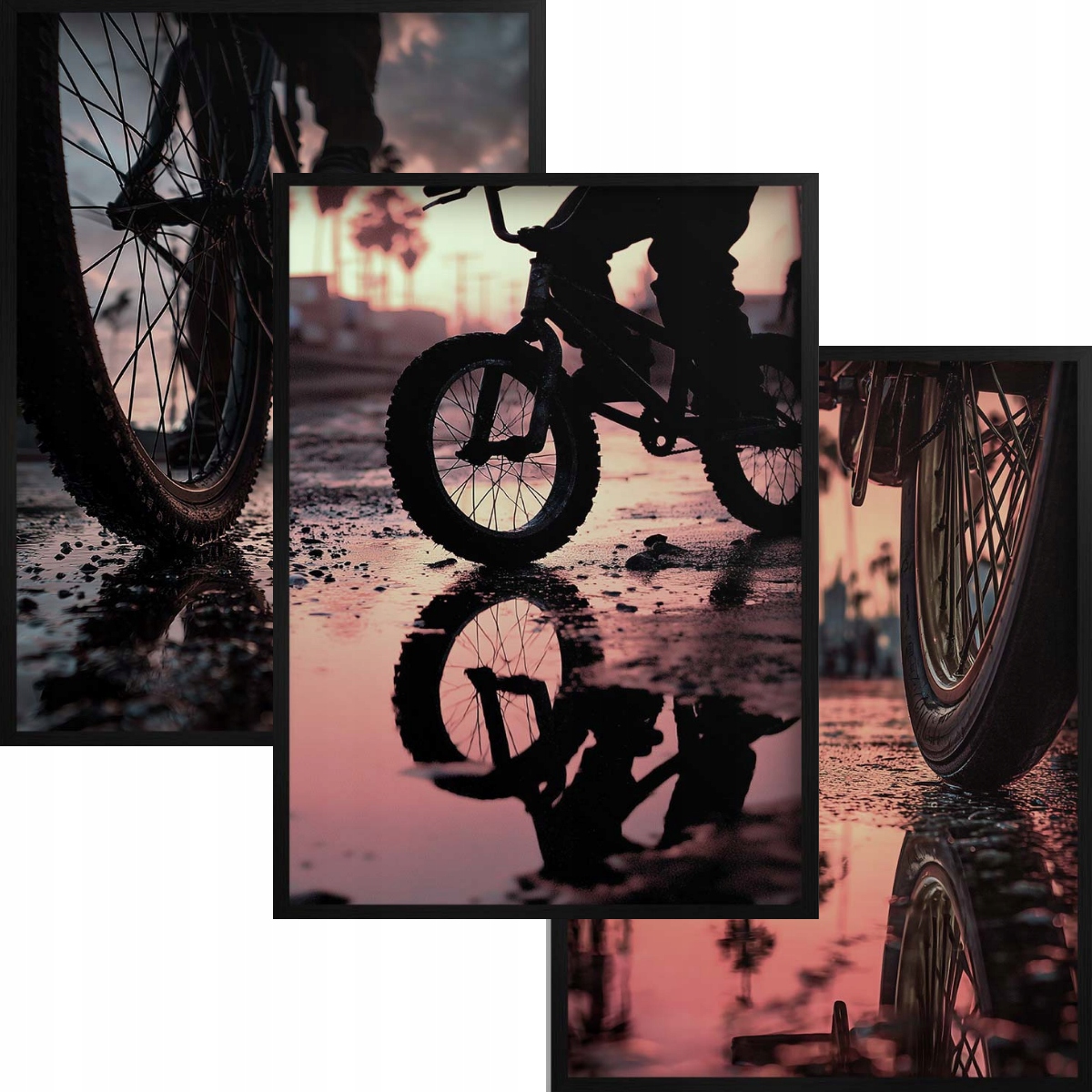 Nástěnné obrazy Plakáty na zeď pro chlapce teenagera Kolo Bmx 30x40