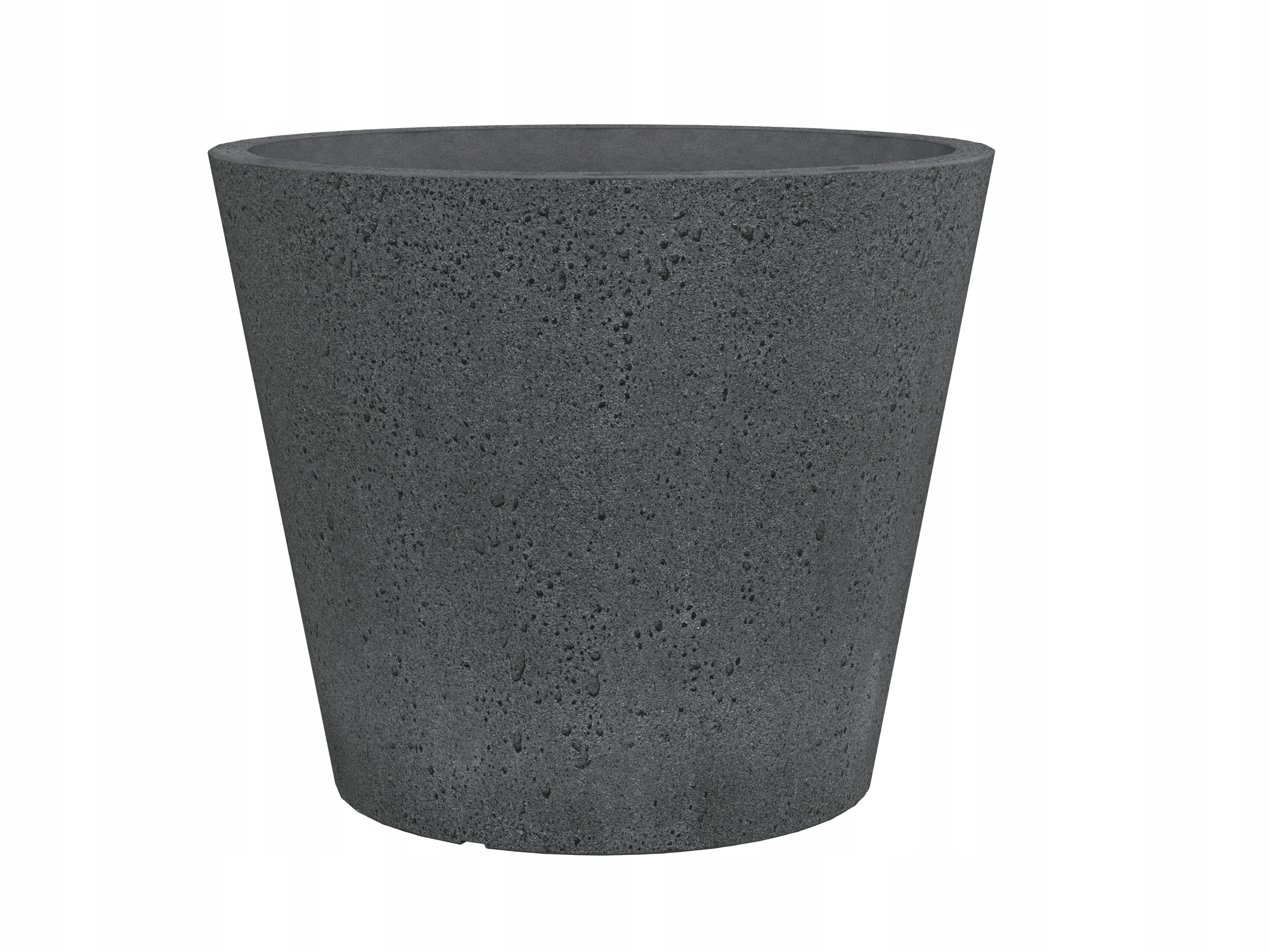 

Antracytowa donica jak betonowa śr. 39cm na taras