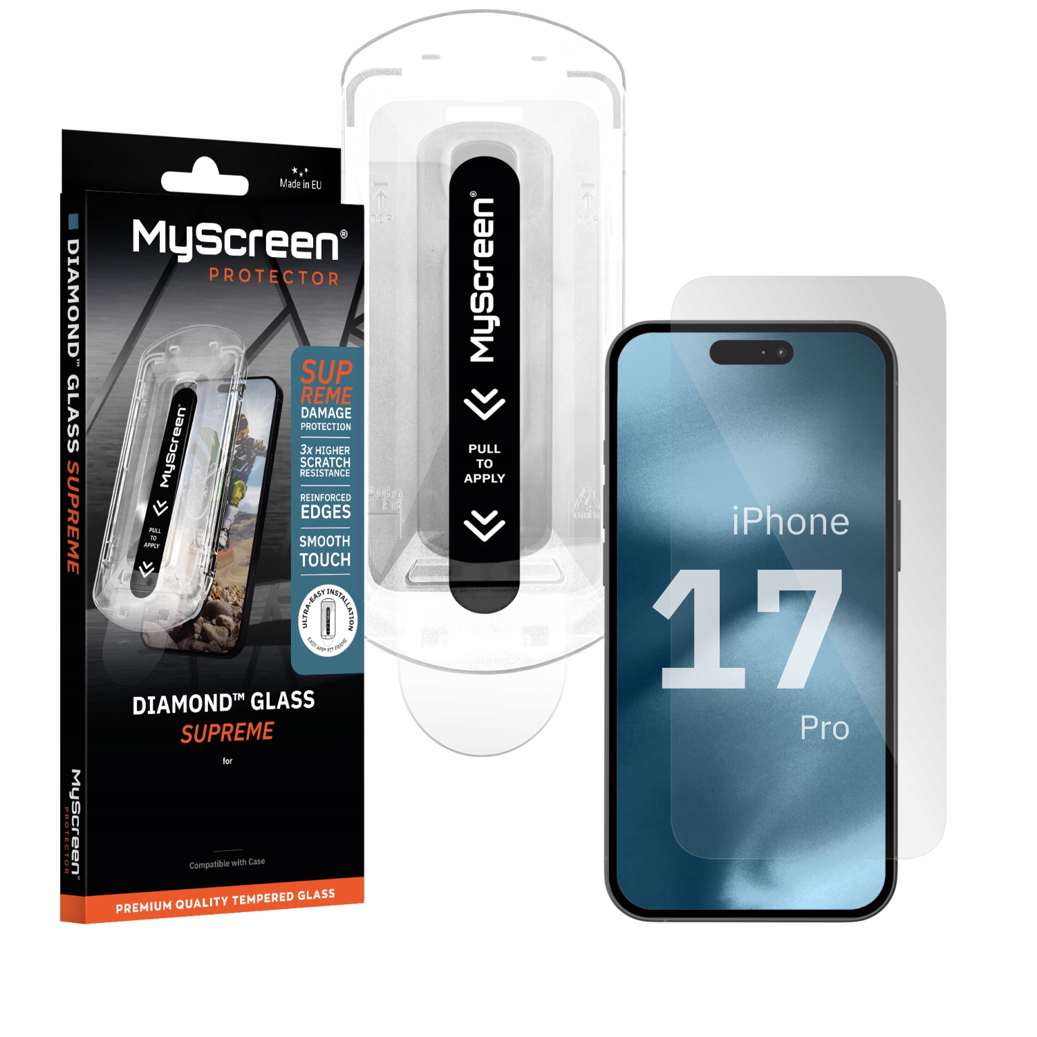 Tvrzené sklo pro Apple iPhone 17 Pro MyScreen Diamond Glass Pro Supreme