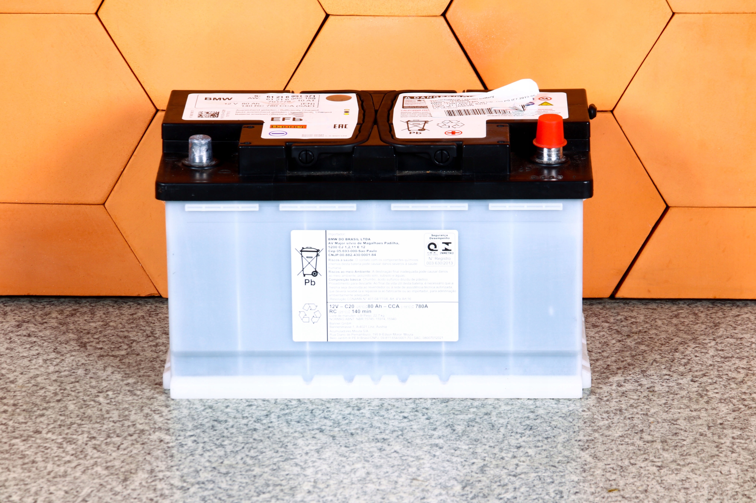 BMW Original AKUMULATOR EFB 80Ah 780A 2019 r.