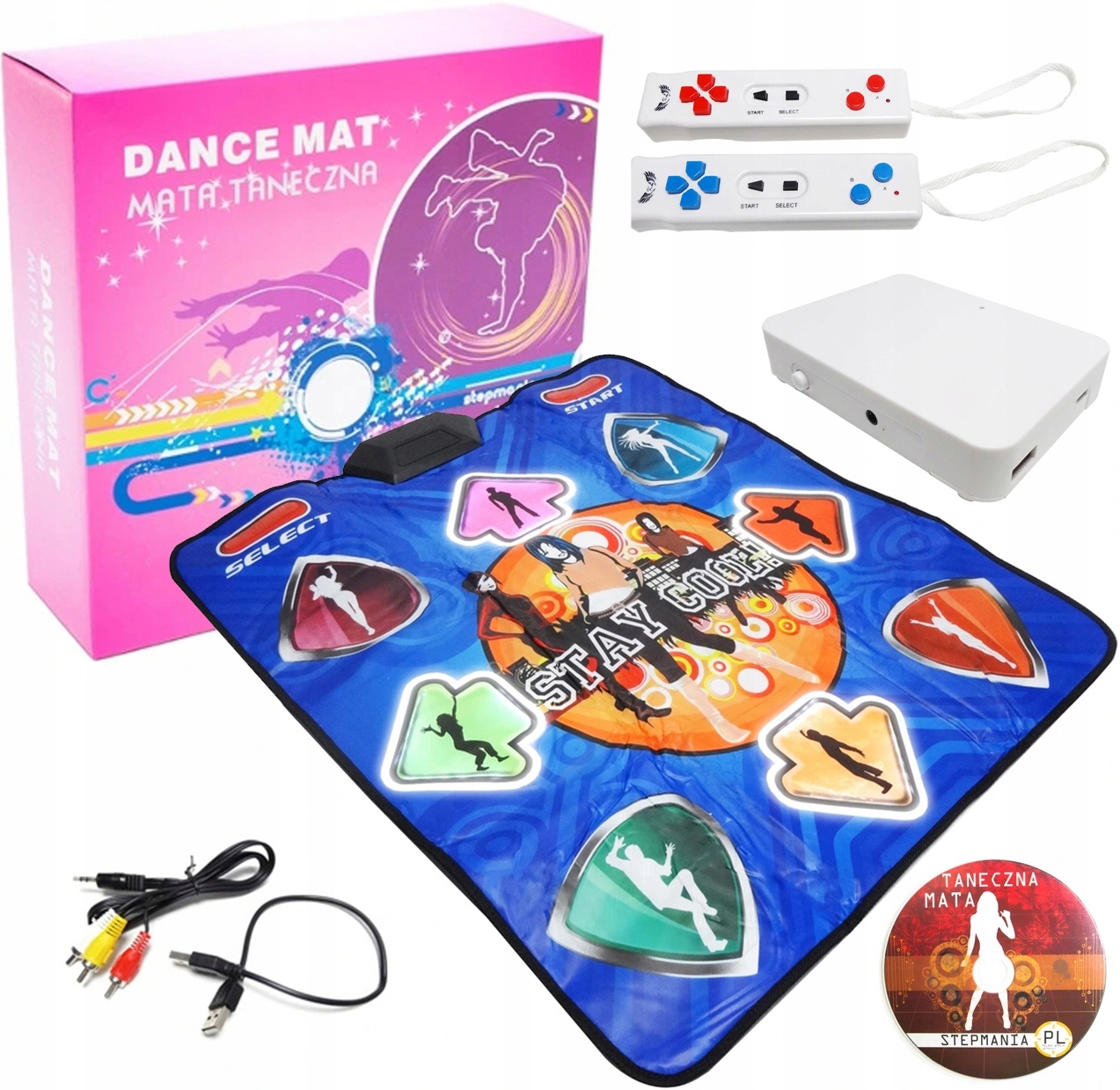 Tanečná podložka pre deti na tanec 32 bitov bezdrôtová Usb pre Tv