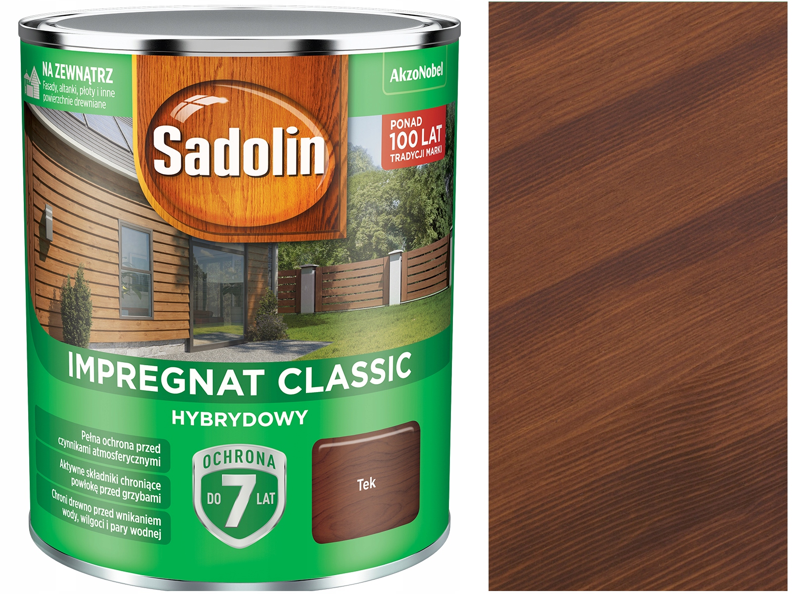 

Sadolin Classic Hybrydowy Teak 0,75L