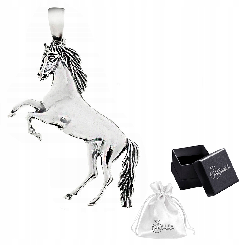 Kůň Stříbrný přívěsek Přívěsek s koněm stříbro ryzost 925