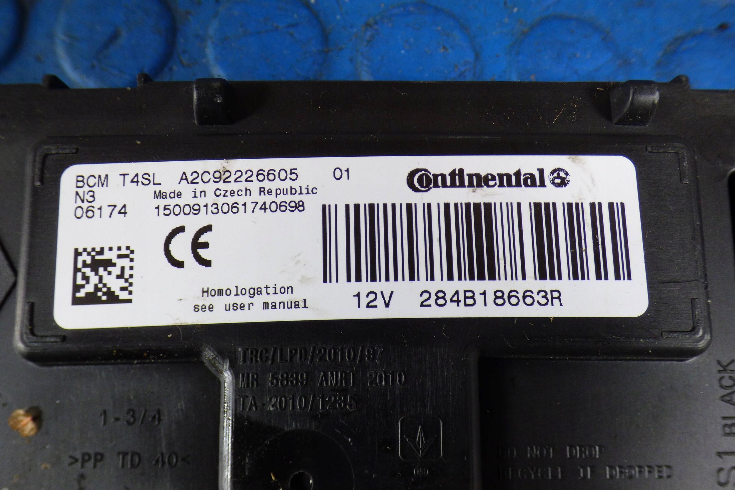 Renault Clio IV modul BCM 284B18663R