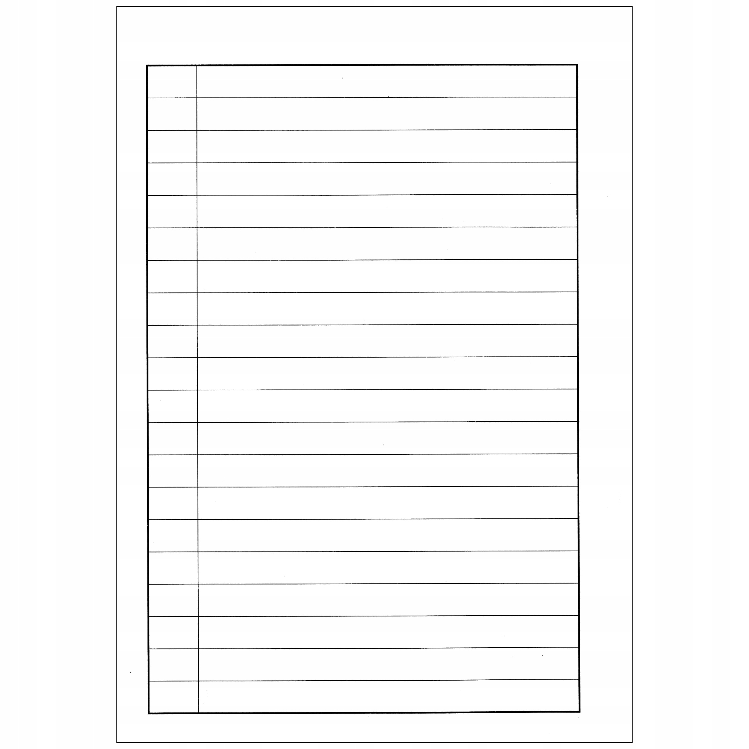 Segregator teczka akta osobowe Konfex zielony ABCD Format A4