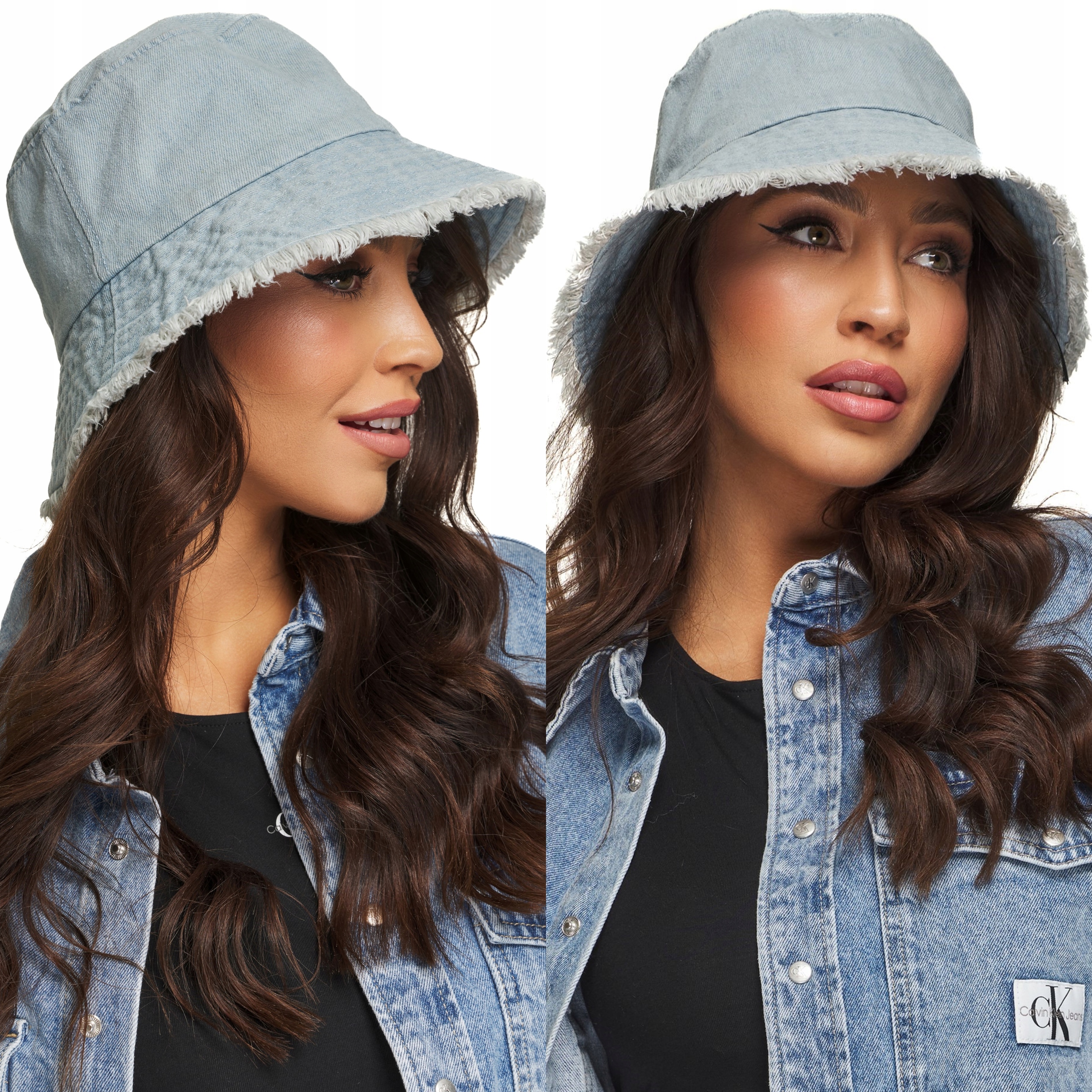

Kapelusz Czapka Bucket Hat jeansowa 100% bawełna