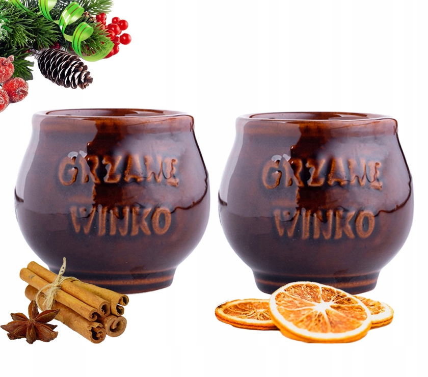 

Kubki kamionkowe Grzanego Wina grzańca 300 ml 2szt