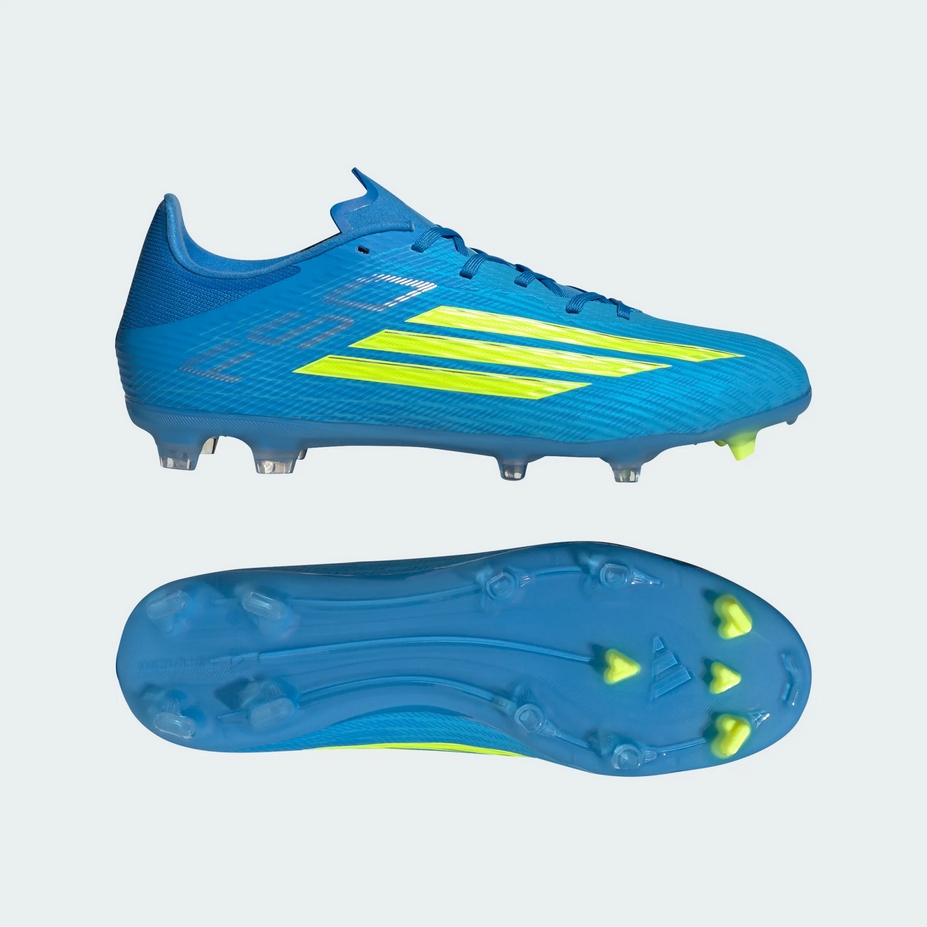 Buty piłkarskie adidas lanka korki F50 League Fg niebieskie JR8992 r.40