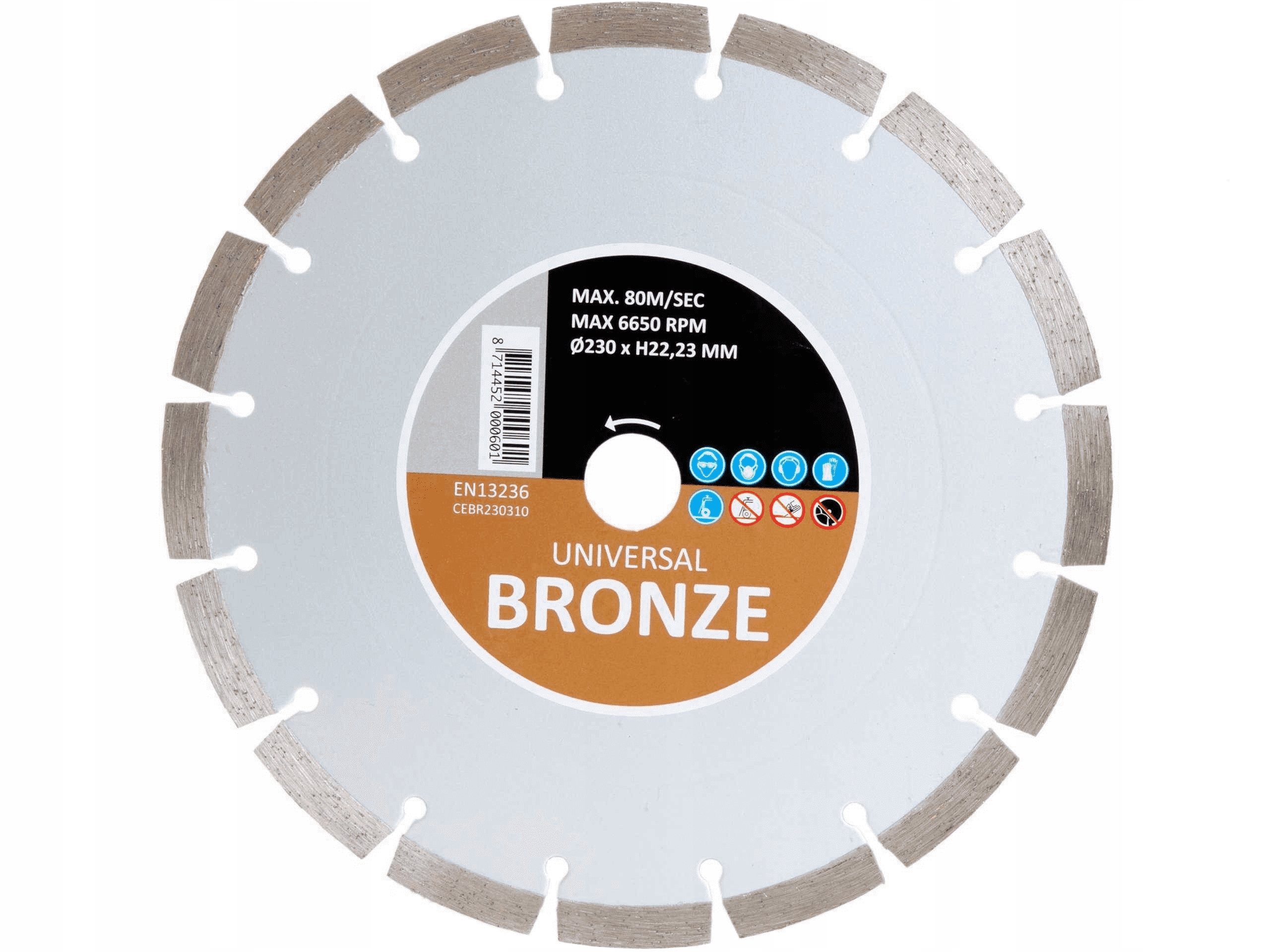 Řezací kotouč Carat Universal Bronze 22,2 x 230 mm