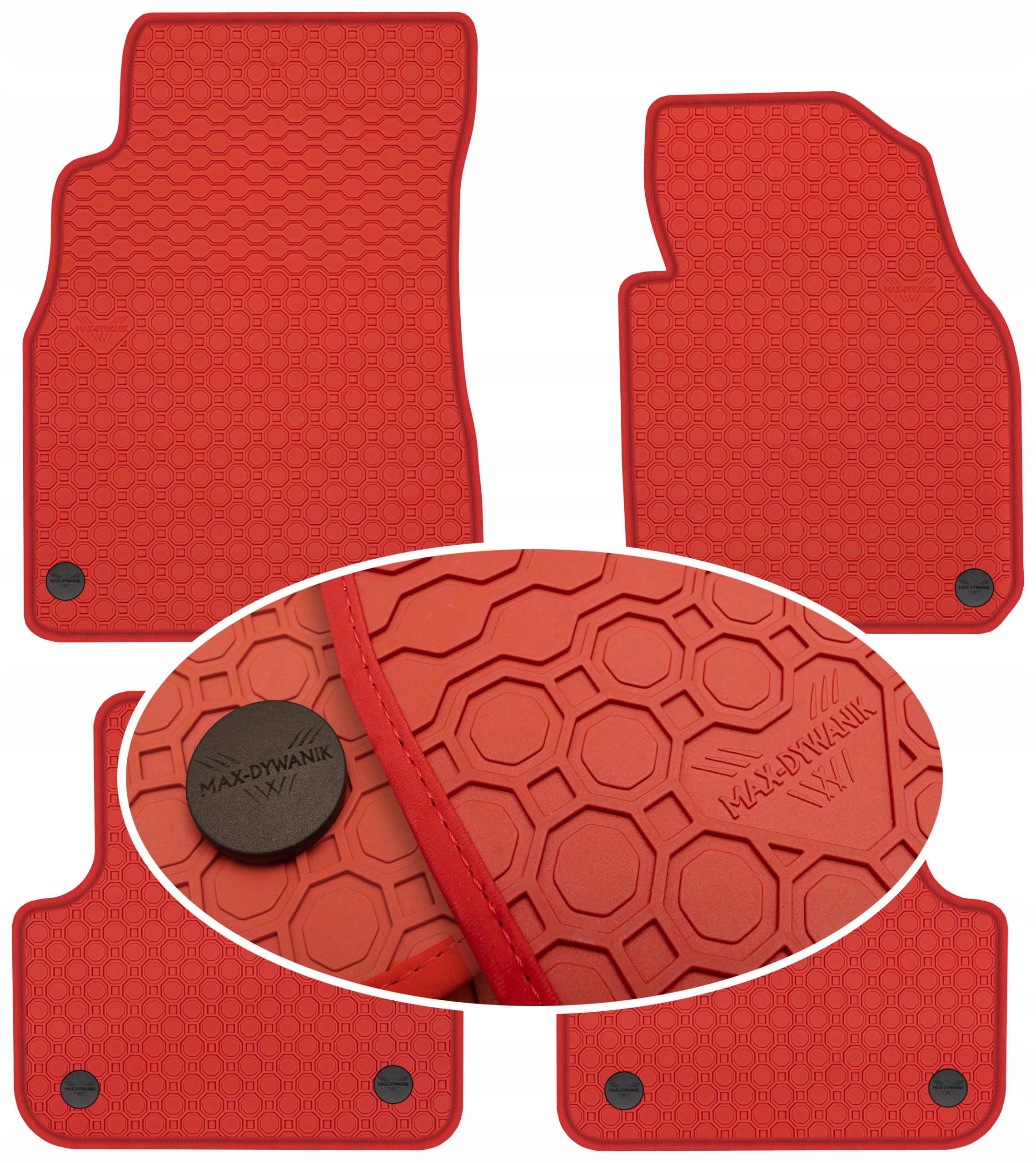 Audi Q7 II Suv 7os 2016- (anglická verzia) Gumové rohože PrimeLiner